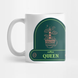 coffee queen vintage Mug